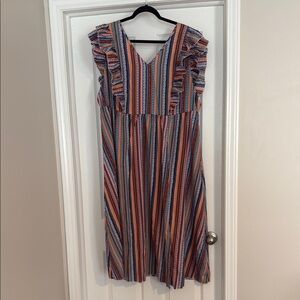 Striped Multicolor Dress